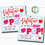 Valentine Bubble Gift Tags Bubble Gift Valentines Gift Tags Bubble