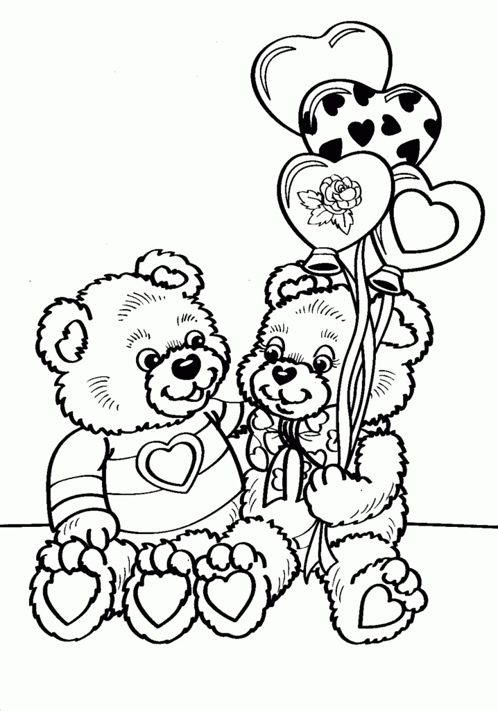 Valentine Coloring Pages Coloring Kids