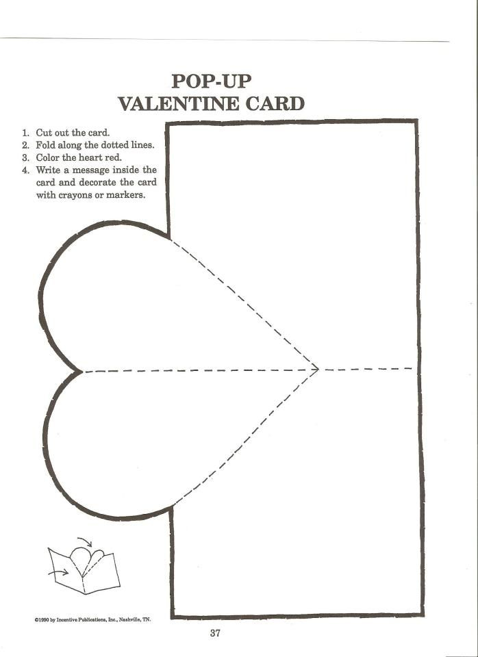 Valentine Printable S For Kids Pop Up Valentine Cards Valentine Card 