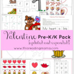 Valentine s Day For Kids FREE Valentine Pre K K Printable Pack Free