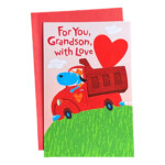 Valentine s Day Greeting Card For Young Grandson For You Grandson