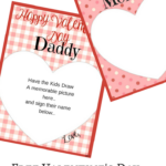 Valentine s Day Memory Keepsake Printalbe Cards