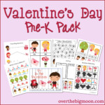 Valentine s Day Pre K Pack Over The Big Moon