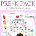 Valentine s Day Pre K Pack Over The Big Moon Montessori Math