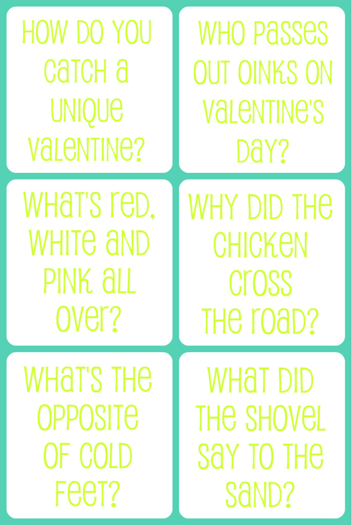 Valentine s Day Printable Jokes For Kids The Gunny Sack