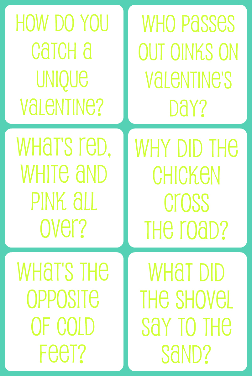 Valentine s Day Printable Jokes For Kids The Gunny Sack