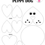 Valentine s Day Puppy Dog Card With FREE Printable Template Easy