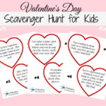 Valentine s Day Scavenger Hunt with Printable Clues A Fun Family