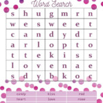 Valentine s Day Word Search Printables Valentines Day Words