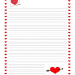 Valentine s Day Writing Paper For Kids Free Printable Templates