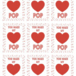 You Make My Heart Pop FREE Valentine Printable Recipe
