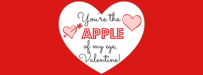You re The Apple Of My Eye Valentine s Day Gift Idea For Kids