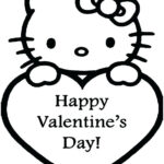 11 Cute Printable Valentine s Day Cards To Color Kitty Baby Love