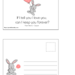 24 Cute Free Printable Valentine s Day Postcards