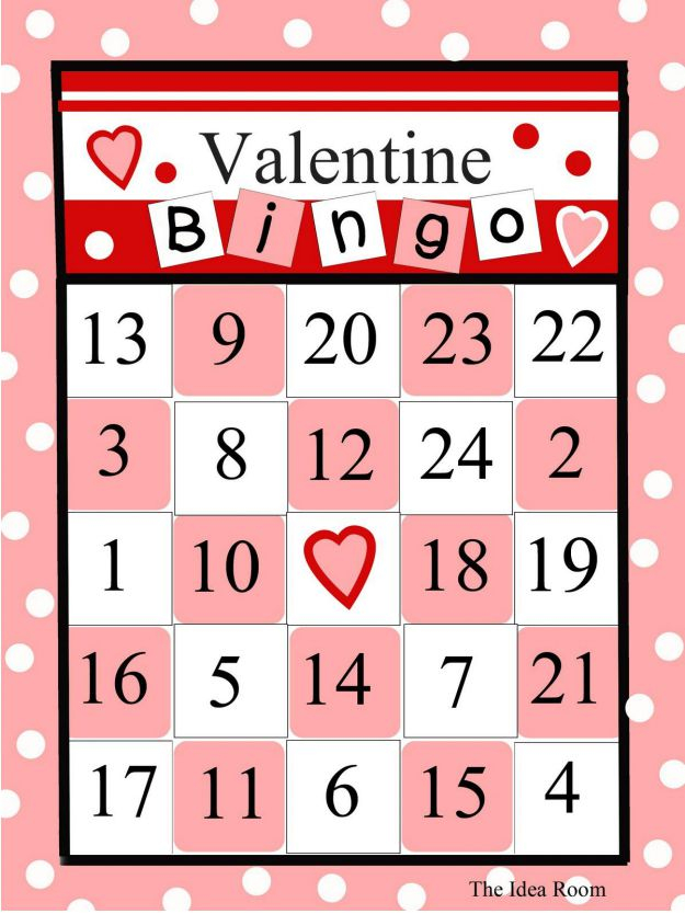 24 Valentine Bingo Cards Free Printable Printable Templates