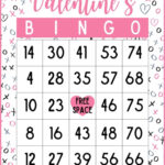 30 FREE Printable Valentine Bingo Cards With Numbers OriginalMOM