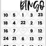 30 Free Printable Valentine Bingo Cards With Numbers Originalmom Free