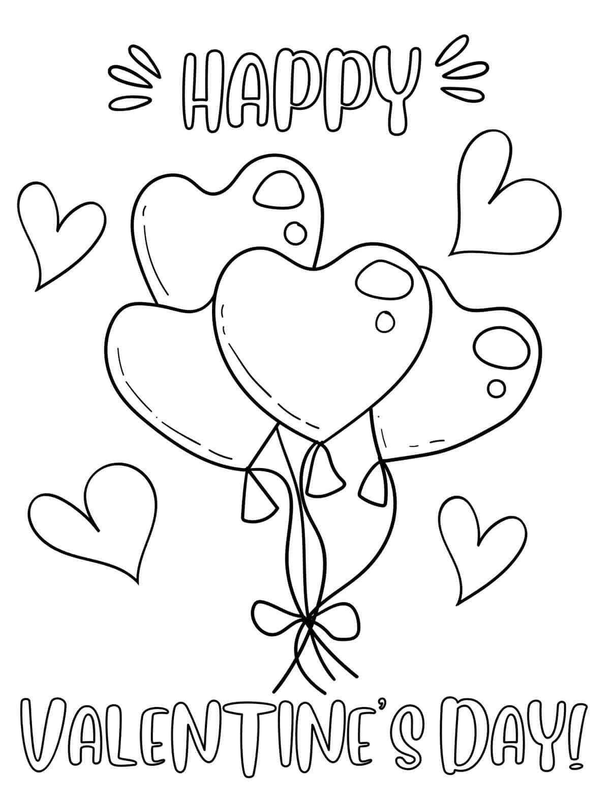 50 Free Valentine Coloring Pages For Kids 2024 