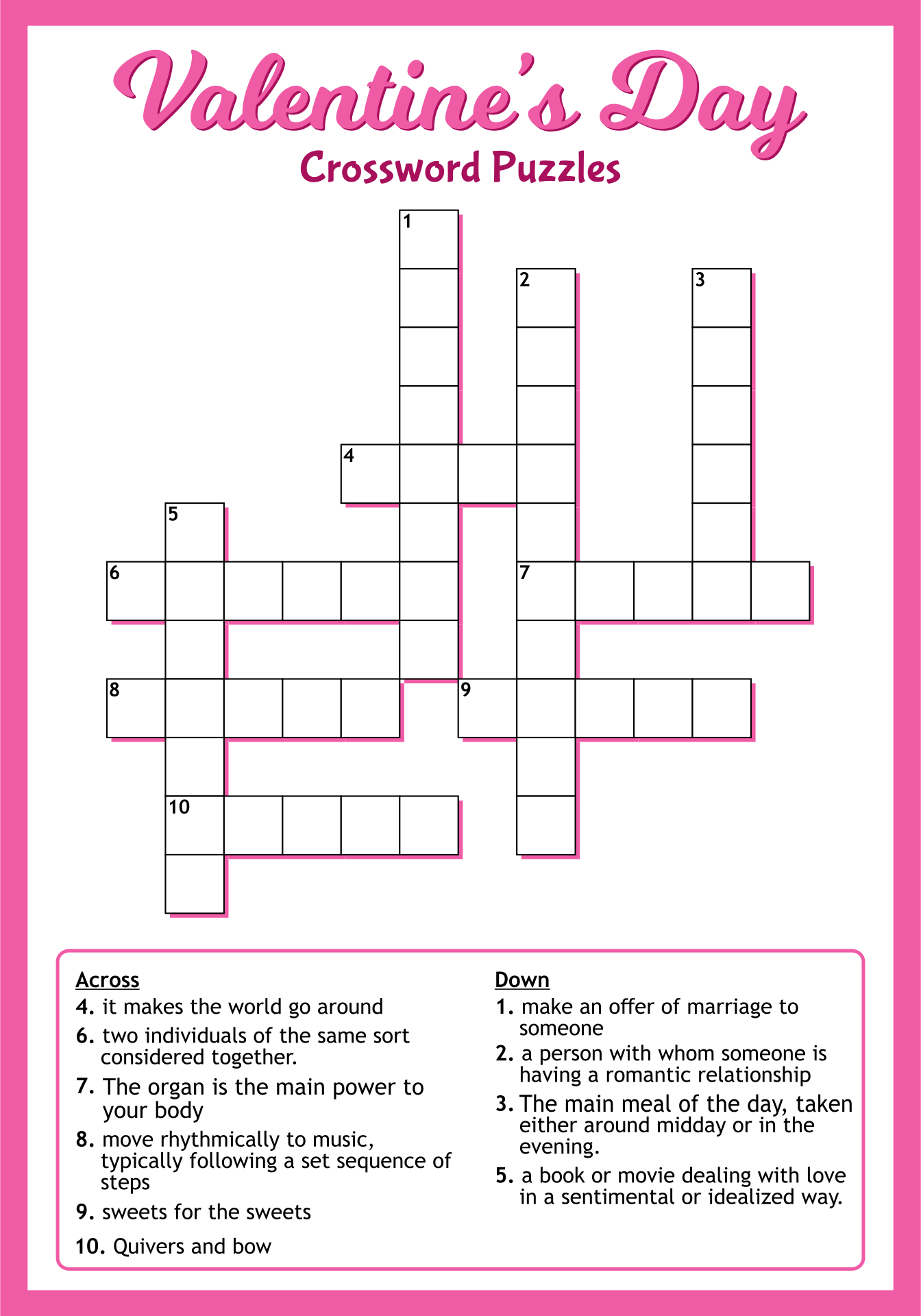 7 Best Valentine s Day Printable Puzzles PDF For Free At Printablee