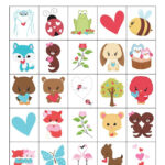 9 Sets Of Free Printable Valentine Bingo Cards