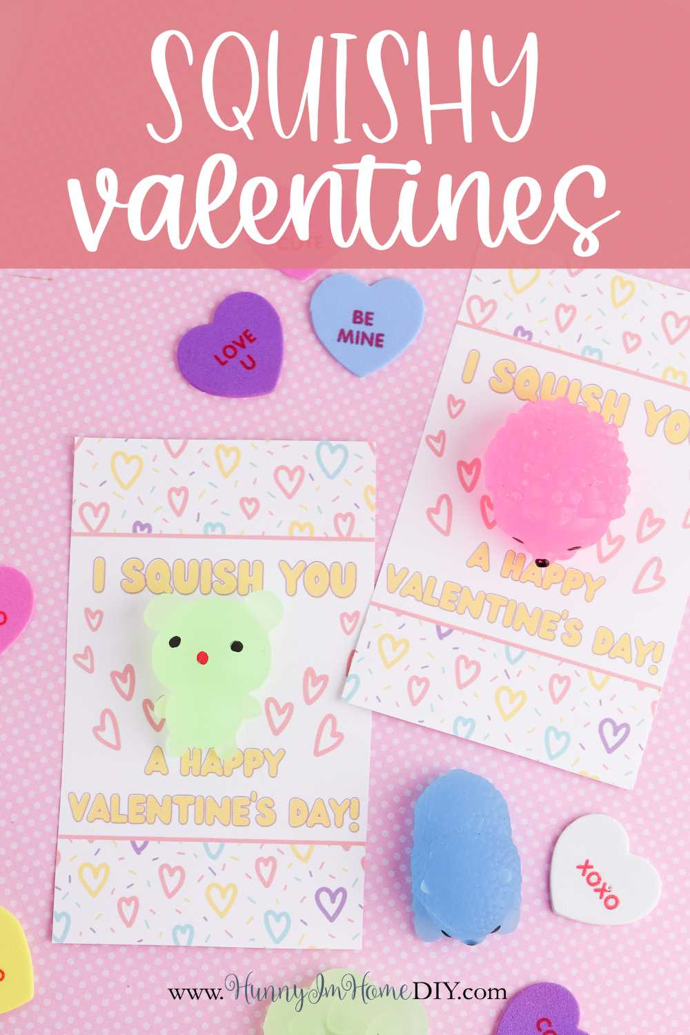 Adorable Squishy Valentine Printable For Kids