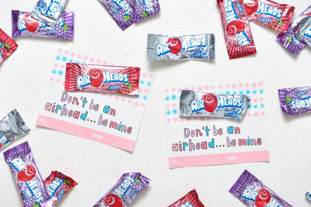 Airhead Valentine Printable Free Printable