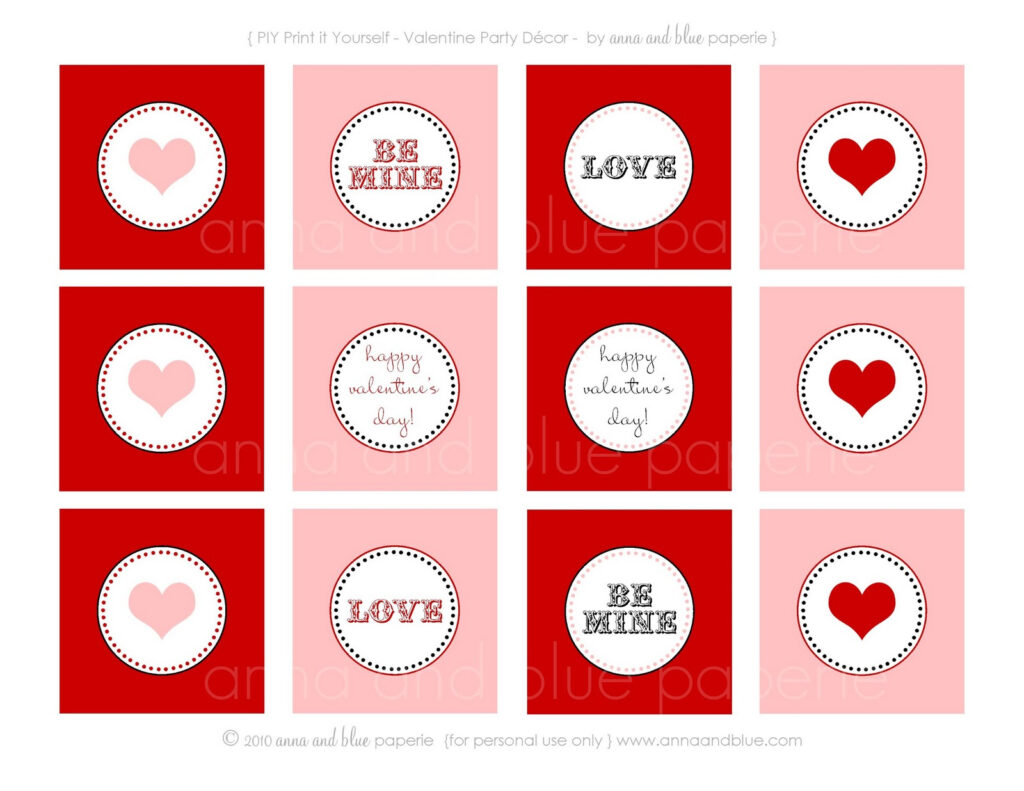 Anna And Blue Paperie Free Printable I Heart You Valentine s Day 