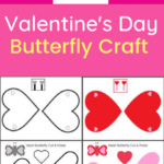 Awesome Valentine Butterfly Craft Free Printable Simply Full Of