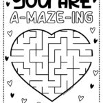 Best Sweet Free Printable Valentine Maze Smart Party Ideas