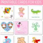 Childrens Printable Valentines Day Cards