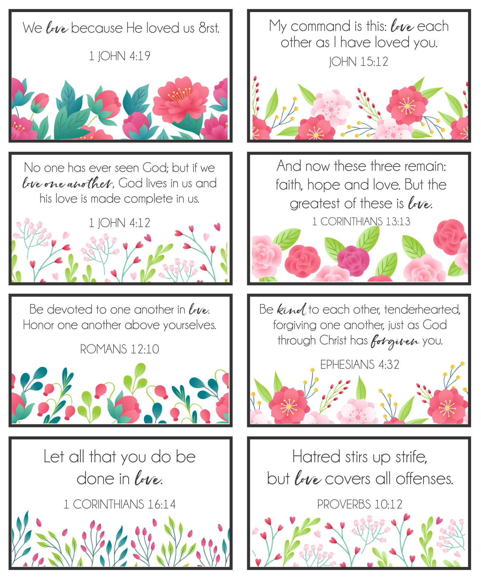 Christian Valentine s Day Card Templates 10 Free PDF Printables