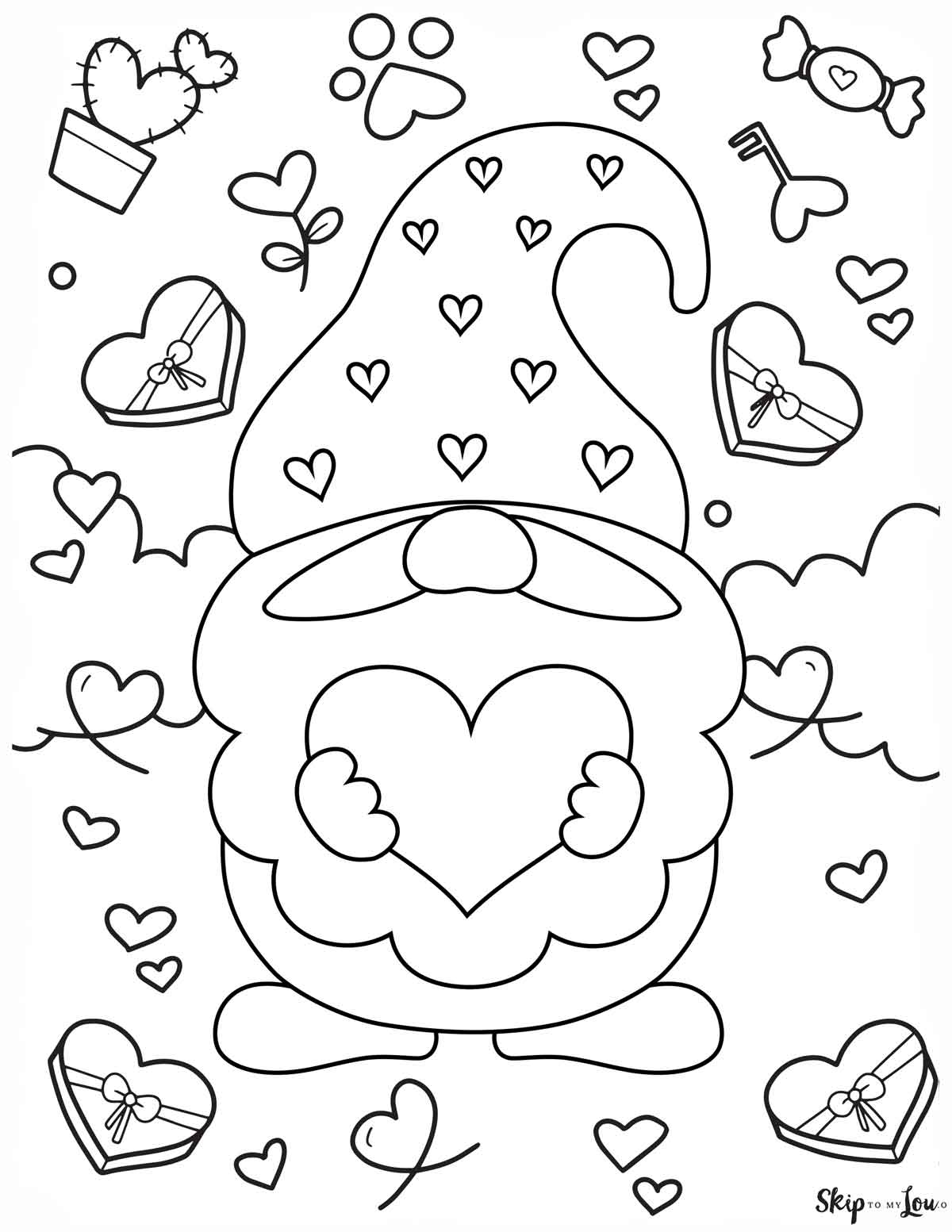 Coloring Pages For Kids printables Valentine s Day