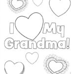 Coloring Pages Grandparents Day Cards Printable Free Grandparent S