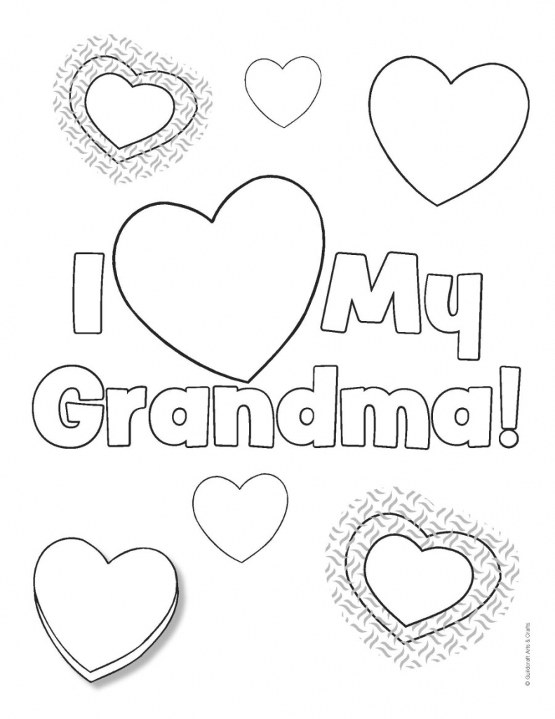 Coloring Pages Grandparents Day Cards Printable Free Grandparent S 