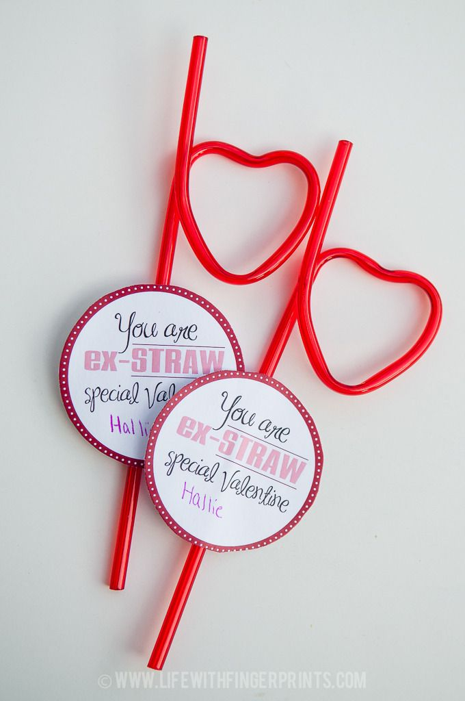 Crazy Straw Valentine Printable Printable Calendars AT A GLANCE