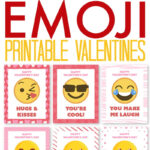 Emoji Printable Valentine s Day Cards 730 Sage Street