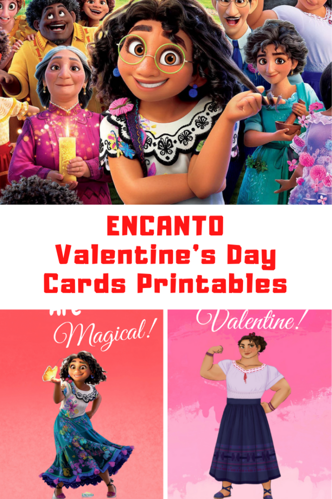 ENCANTO Valentine s Day Cards Printables FREE 