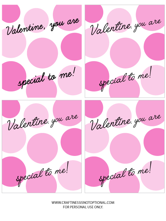 EXTRA Special Valentines With Free Printable