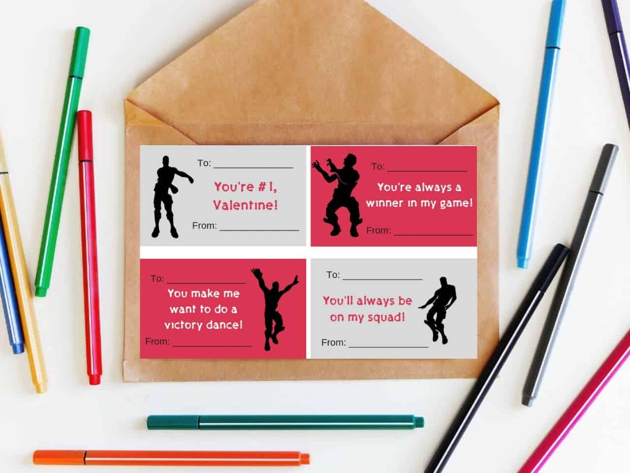 Fortnite Valentines Cards Free Printable It Is A Keeper