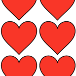 Free Heart Template Assorted Sizes