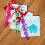 Free kids printable valentines using bubbles