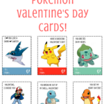 Free Pokemon Valentine Printables