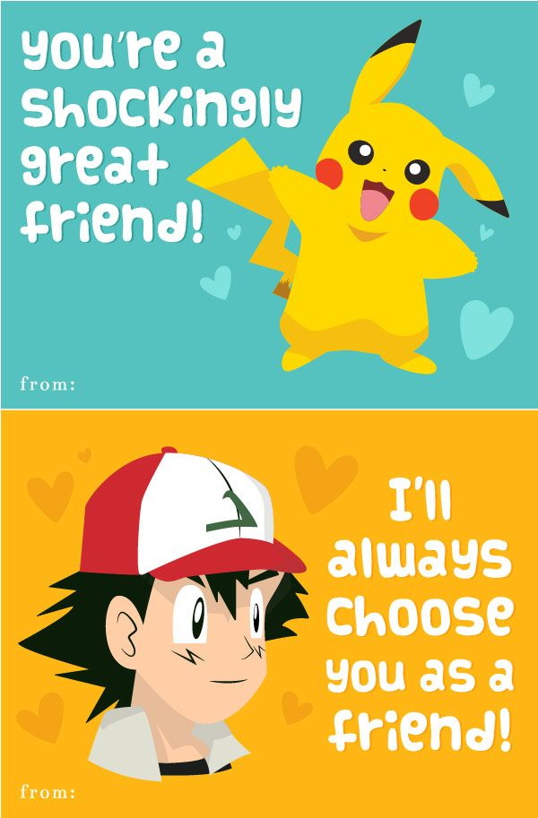 Free Pokemon Valentine Printables Printable Templates