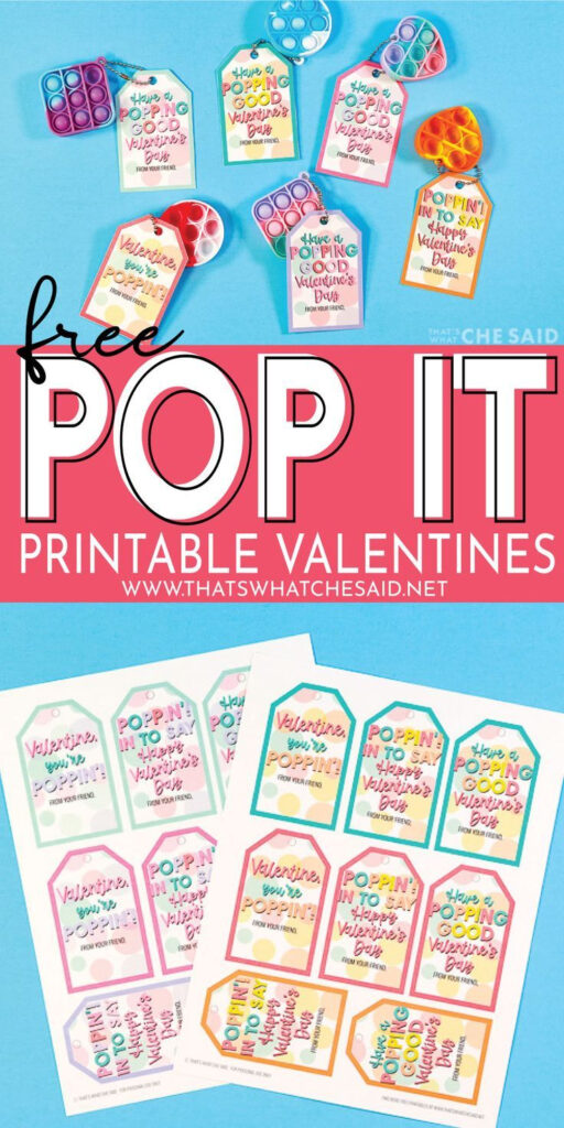 Free Pop It Valentine Printable Printable Calendars AT A GLANCE