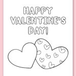 Free Preschool Coloring Pages For Valentines Day