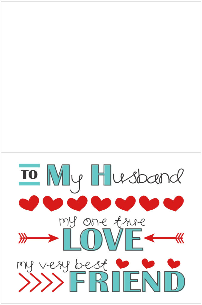 Free Printable Cards For Husband Printable Templates