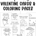 Free Printable Coloring Valentines Day Cards For Kids