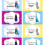 FREE Printable Disney Frozen Valentine s Day Cards