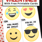 Free Printable Emoji Valentine Cards