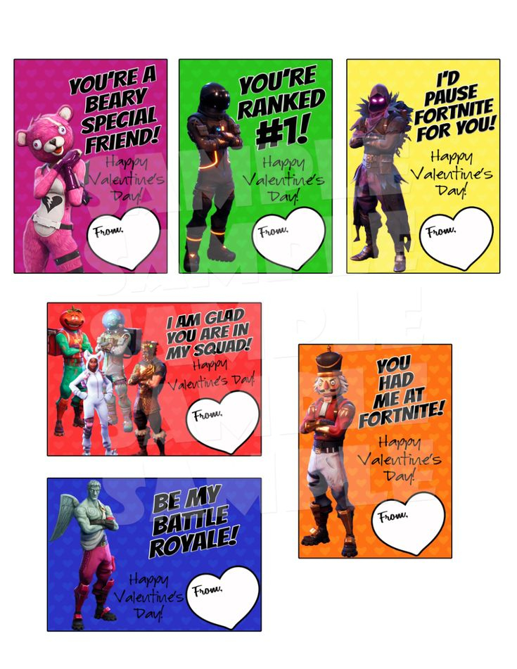 Free Printable Fortnite Valentines Cards Printable Word Searches